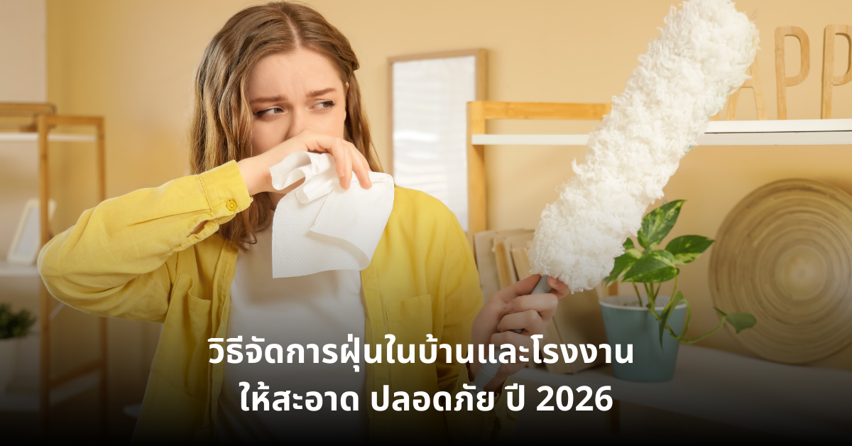 วิธีจัดการฝุ่นในบ้าน